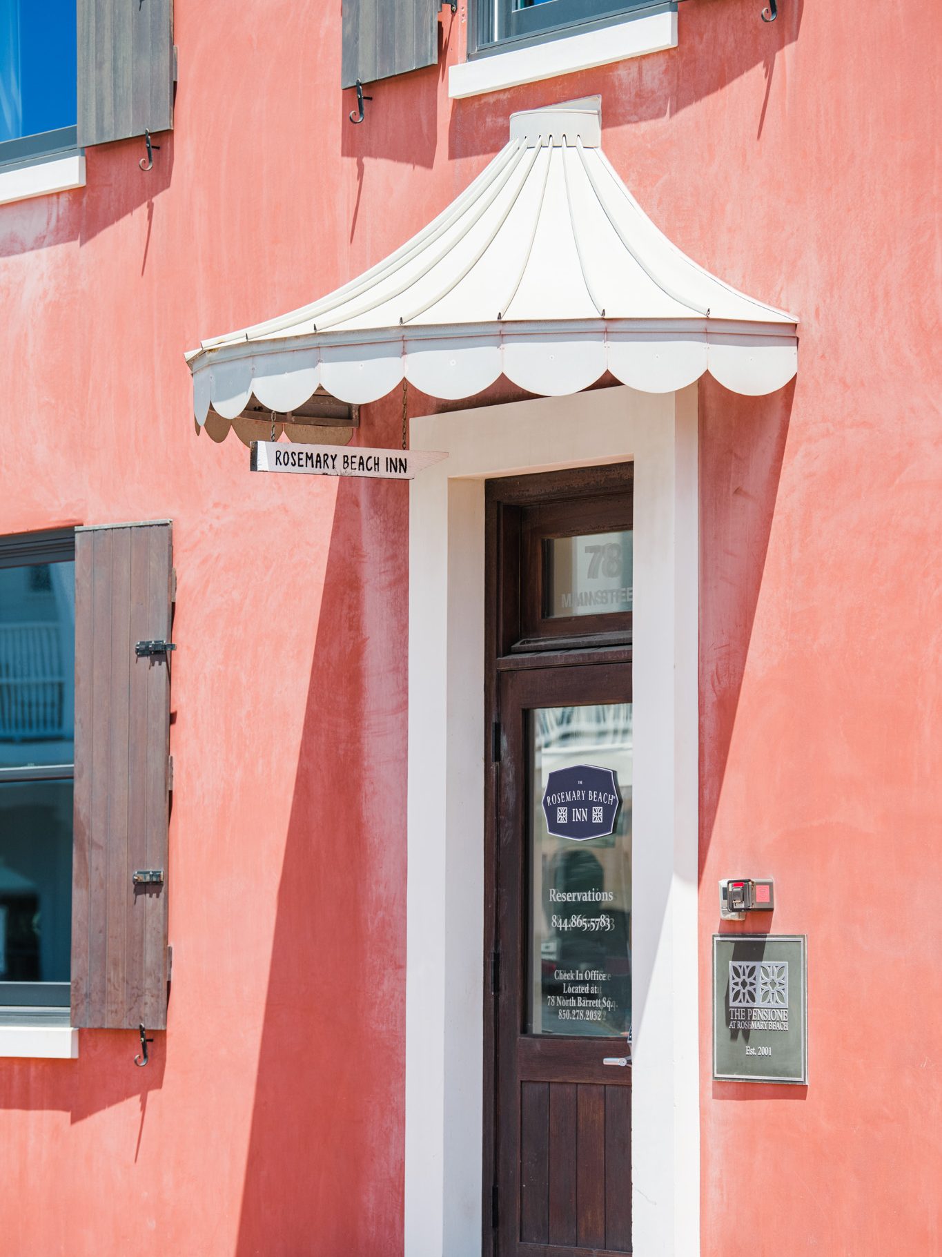 Rosemary Beach Inn storefront